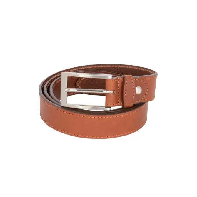 Online Ceinture en cuir cognac sans boucle – Élégance minimaliste pour homme | Homme Ceinture En Cuir
