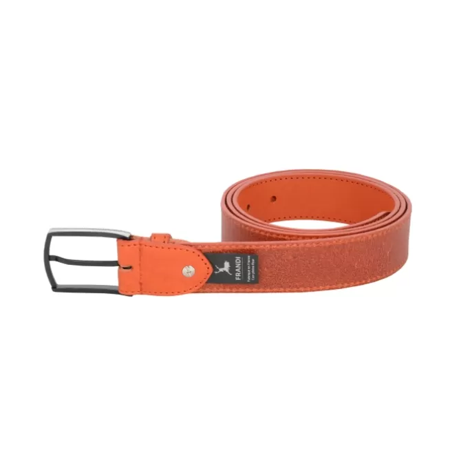 Sale Ceinture hermes en cuir orange - Ceinture femme fine et élégante Femme Ceinture Cuir Femme