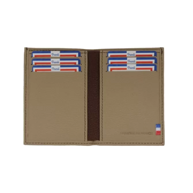 Store Porte carte homme en cuir bicolore - Femme Porte-Carte Cuir | Porte-Carte Cuir