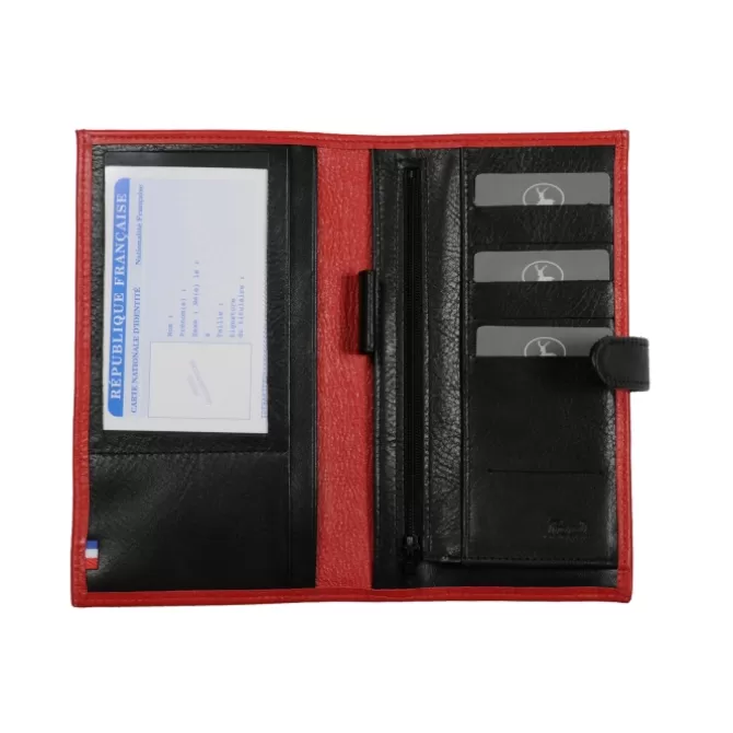 Online Porte chéquier cuir bicolore - Homme Porte-Chequier Cuir | Porte-ChéQuier Cuir