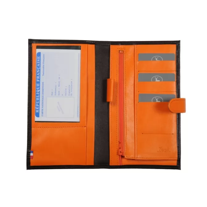 Online Porte chéquier cuir bicolore - Homme Porte-Chequier Cuir | Porte-ChéQuier Cuir
