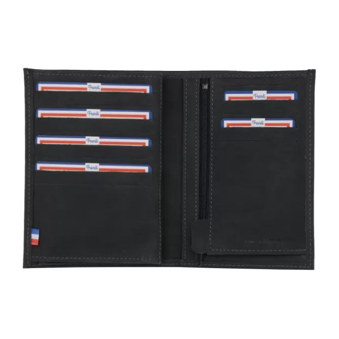 Discount Portefeuille 4 volets vintage en cuir - Homme Portefeuille Cuir