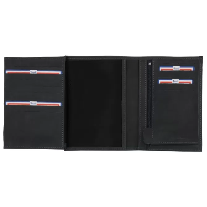 Discount Portefeuille 4 volets vintage en cuir - Homme Portefeuille Cuir