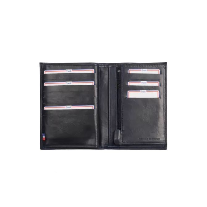 Discount Portefeuille 4 volets vintage en cuir - Homme Portefeuille Cuir