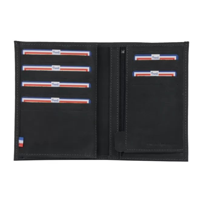 Discount Portefeuille 4 volets vintage en cuir - Homme Portefeuille Cuir