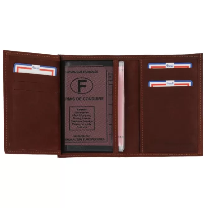 Online Portefeuille cuir - Portefeuille gold, marron ou noir - Homme Portefeuille Cuir