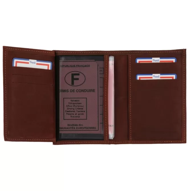Online Portefeuille cuir - Portefeuille gold, marron ou noir - Homme Portefeuille Cuir