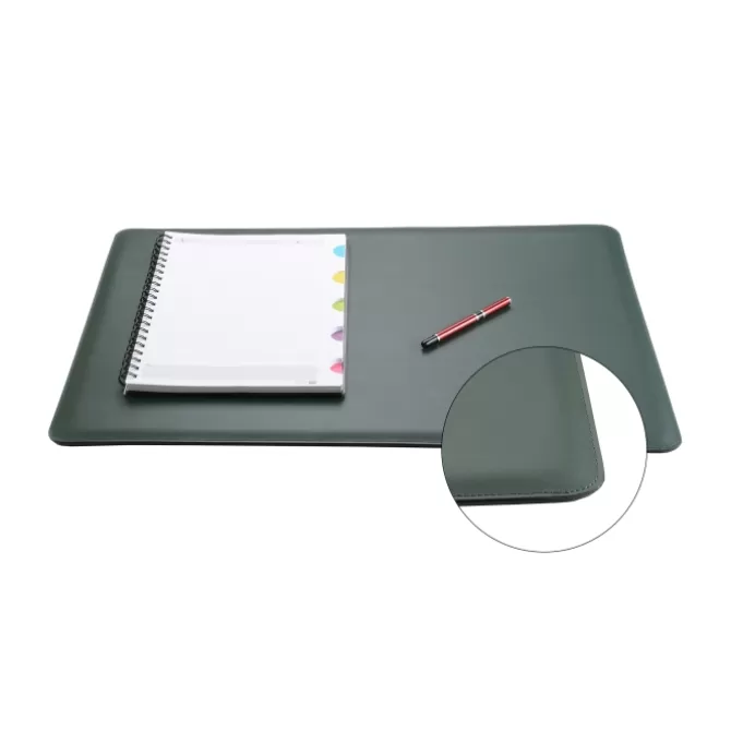 Online Sous main bureau cuir rouge, noir ou gris - Made in France Femme Sous-Main Bureau Cuir