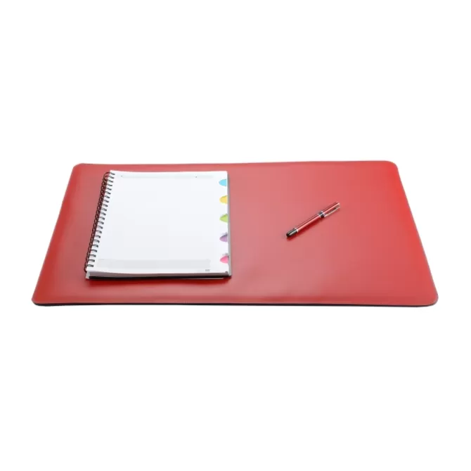 Online Sous main bureau cuir rouge, noir ou gris - Made in France Femme Sous-Main Bureau Cuir