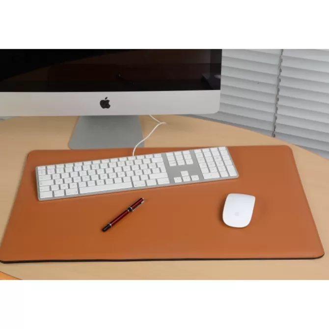 Online Sous main bureau cuir rouge, noir ou gris - Made in France Femme Sous-Main Bureau Cuir