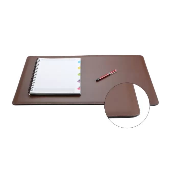 Online Sous main bureau cuir rouge, noir ou gris - Made in France Femme Sous-Main Bureau Cuir