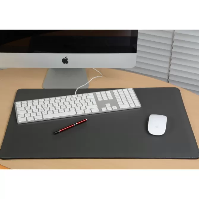 Online Sous main bureau cuir rouge, noir ou gris - Made in France Femme Sous-Main Bureau Cuir